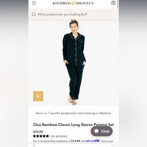 Clea Bamboo Classic Long Sleeve Pajama Set